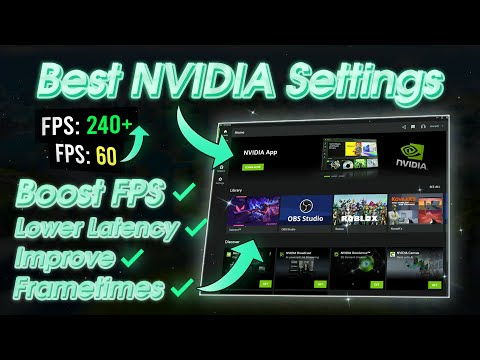 Best New Nvidia Control Panel Settings for Low Latency Gaming (NVIDIA APP)