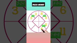 #puzzleanswer #circlepuzzle #puzzlesolving #iqtest #viral #maths #shortsfeed