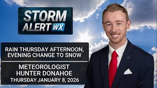 Dynamic storm incoming Thursday PM - AM Weather 01/08/2026