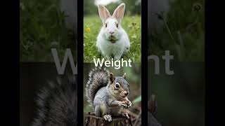 Rabbit vs squirrel: who’s the ultimate cutie ? #rabbit #squirrel #cuteanimals #animals #cute