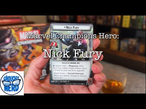 Marvel Champions Hero Nick deck Fury
