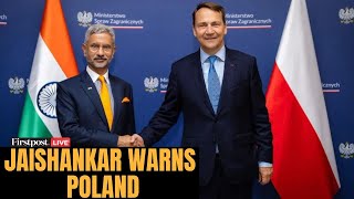 Jaishankar LIVE: India's EAM S Jaishankar Meets Poland’s Deputy PM Radoslaw Sikorski