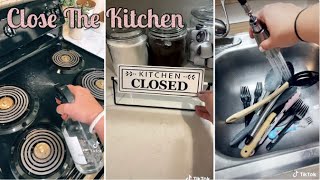 “Close The Kitchen” ASMR Evening Kitchen Cleaning TikTok Compilation