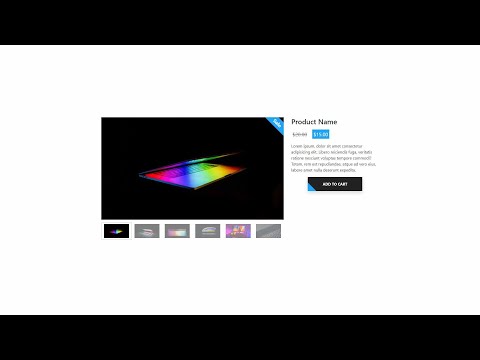 Product Slider | HTML5, CSS3, jQuery + Zoom | Bootstrap 4