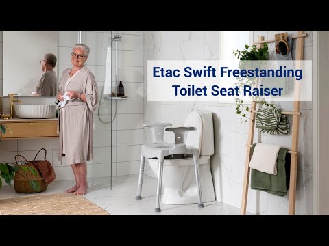 3-in-1 Toilet Seat Raiser, Shower Chair and Toilet Commode Bathroom Aid
