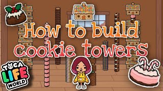 How to build Cookie Towers - Toca Boca tips