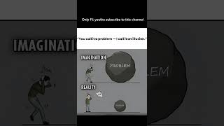 Your Mind Makes Problems Bigger Than They Are | Deep Life Lesson 💭 | Motivational Shorts #thinkdeep