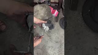 Remove a Brake Caliper Piston in Seconds!  #automobile#lifehacks  #engineblock #mechanic