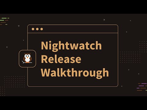 Component testing, default parallelism and new website: Nightwatch Release Walkthrough v2.4.0