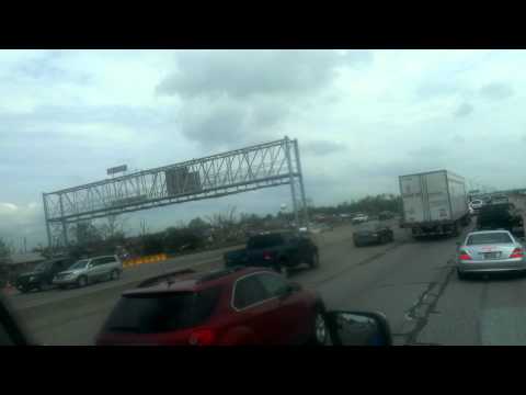 Driving Past Moore's Tornado