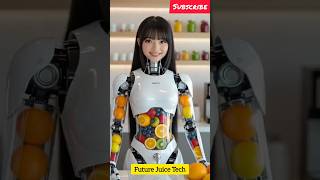 Future Robot Cafe: Juice Straight From Fruits! 🚀 #shorts #aiautomation #usa #robotics2025