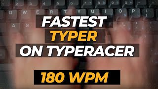 THE FASTEST TYPER ON TYPERACER - Challenging everyone!