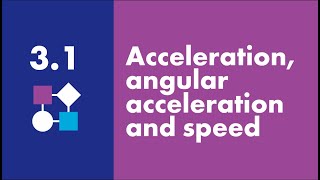 Acceleration, angular acceleration and speed | Easy Logic Creators | Lesson 3.1