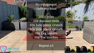 Home core workout