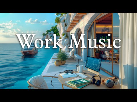 2 Hours of Summer Jazz on the Beach Smooth Jazz & Sea Sounds for Deep Work & Study
