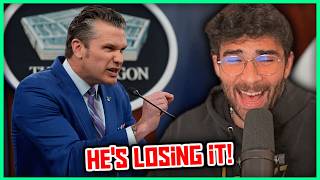 Pete Hegseth's Drunken Meltdown Was UNHINGED | Hasanabi Reacts