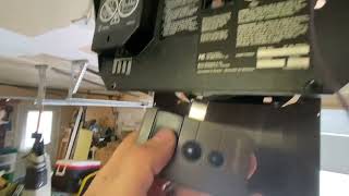 How to QUICKLY Program a Craftsman garage door opener 1/2 HP