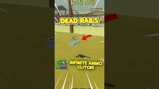 Infinite Ammo Glitch in Dead Rails?! 💀😮 #deadrails #roblox #usa