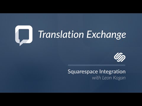 Translation Exchange - Squarespace Integration