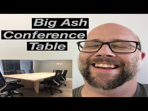 Big Ash Conference Table Build | Custom Tables Edmonton