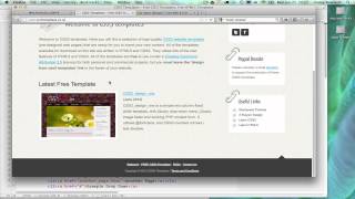 HOWTO Use HTML & CSS Templates