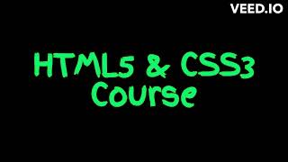 HTML5 & CSS3 Course