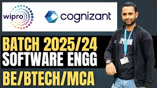 Wipro & Congnizant Hiring | Batch 2024 & 2025 | BE/Btech/MCA | Job Posted - 18/09/2025