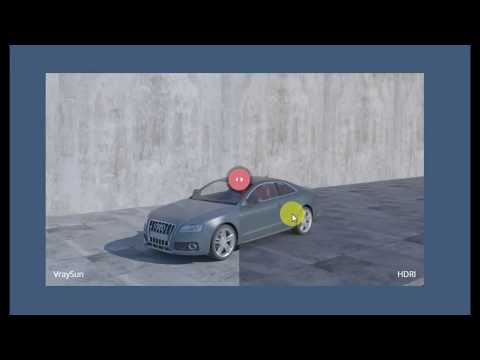 3ds Max HDRI Sky & VraySun