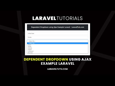 Dependent Dropdown Using Ajax Laravel