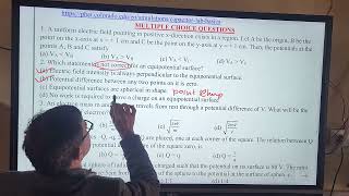  Important Mcq from chapter electrostatic potential and capacitance  #pyqphysics #importantquestions