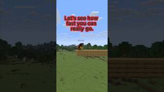 How fast can you go? #minecraft #gaming  #trend #minecraftgamers #minecraftcommunity