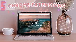 5 Chrome Extensions for Students Online School and Productivity | Aesthetic | #OnlineClasses #2021