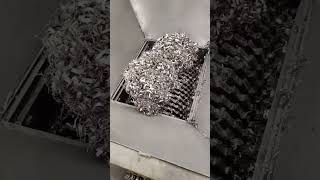 Scrap Aluminium Shredder/Aluminium Chip Shredder#metalshredder #aluminiumshredder