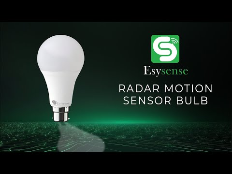 Radar Motion Sensor Bulb | B22 Base | 7W/10W Motion Sensor Bulb | Detection Range 8m | ESYSENSE