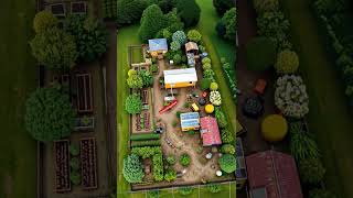 🌽 1 Acre Homestead Backyard Garden Layout – Simple & Productive Design #backyardideas  #diygarden