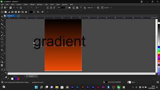 How to kreate a gradient effect on an object in korelDraw.