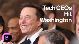 Trump Inauguration: Elon Musk, Jeff Bezos Among Tech CEOs on Hand in Washington