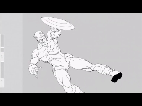 marvel drawing live