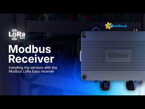 Installation of Enless sensors with the Modbus receiver
