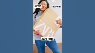 Zara Haul Keep Or Return #shortsyoutube #zarahaul2022