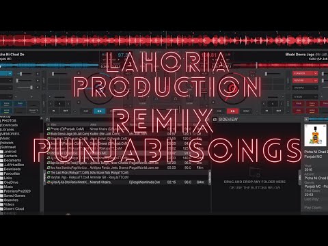virtual dj punjabi remix songs lahoria production (specially for marriage bhangras)