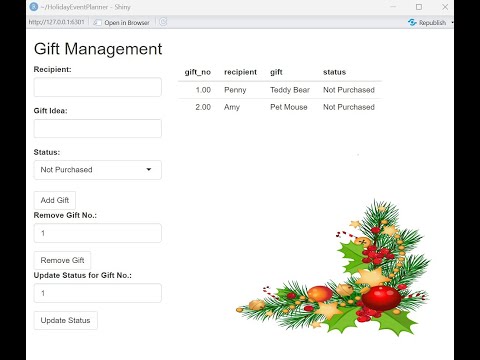 Organize Your Holiday Gift Giving