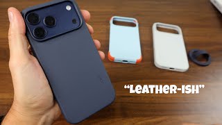 MOFT iPhone 17 Pro Max Case with MOVAS Vegan Leather : Snap Case