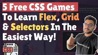 5 Free CSS Games To Learn Flex, Grid & Selectors In The Easiest Way!