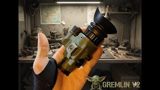 PVS "GREMLIN V2" low budget, 640 core, real 50 fps!, 5 Pseudeo colors, DIY  helmet mountable thermal