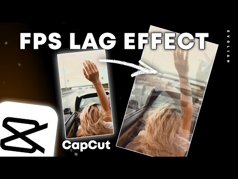 How to create FPS lag effect in CapCut | CapCut FPS lag tutorial