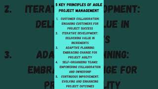 5 Key Principles of Agile Project Management