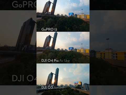 SUNSET TEST DJI vs GOPRO BEST CAMERA FOR FPV #shorts