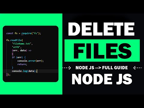 Node.js How Delete Files for Beginners: A Step-by-Step Full Guide - ZZZ CODE  @zzzcode
