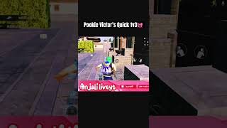 Pookie victors did quick 1v3 #victorbgmishorts #bgmivictoriqshorts